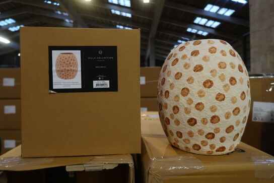 40 stk. Dekorationsvase Tana D23,5 H28,5 cm Creme/Nougat Papmache