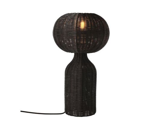 16 stk. Bordlampe Werna D30 x 53,5 cm Sort Rattan