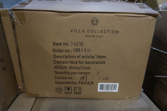 116 stk. Figur Hoved Talvik Cement Lys olivengrøn H23