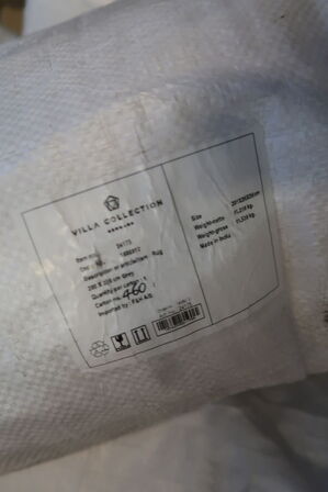 10 stk. Tæppe Laerk 200x300cm Grå/Offwhite