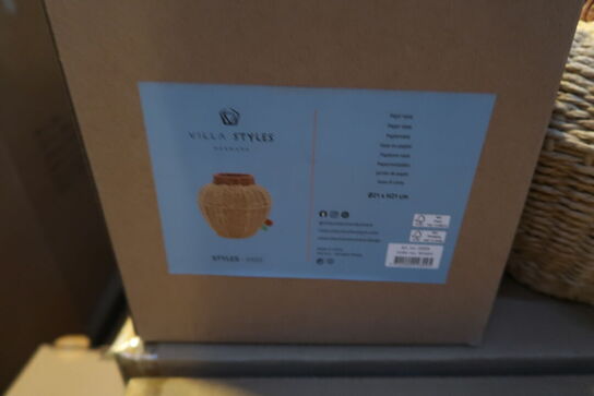 18 stk. Vase Styles 21 x 21 cm Natur Papir