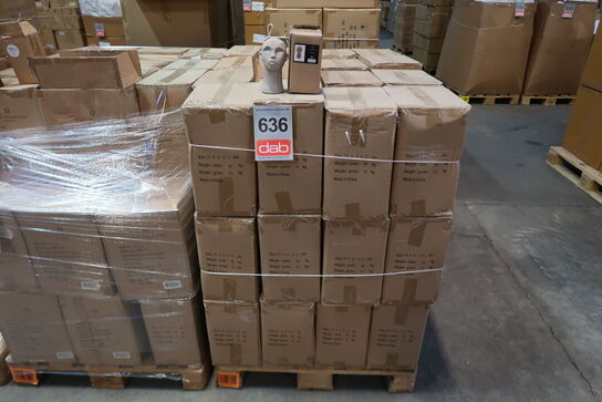 576 stk. Figur Hoved Talvik Cement Gråbrun H15