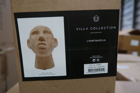 110 stk. Figur Hoved Talvik Cement Gråbrun H23