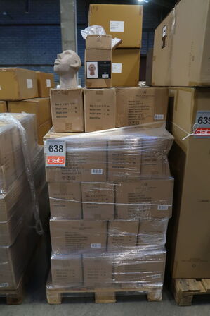 110 stk. Figur Hoved Talvik Cement Gråbrun H23