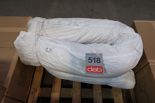 2 stk. Tæppe Laerk 200x300cm Grå/Offwhite