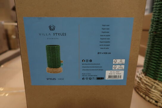 68 stk. Vase Styles 17 x 28 cm Grøn Papir