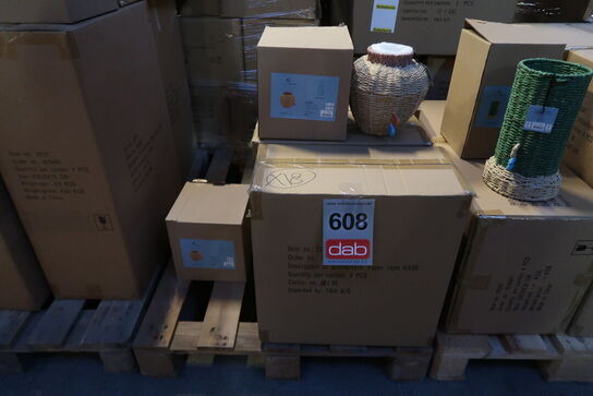 18 stk. Vase Styles 21 x 21 cm Natur Papir