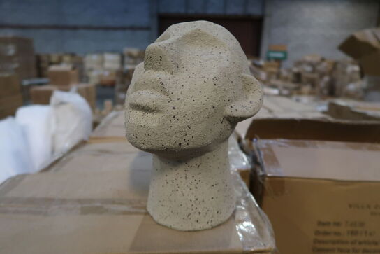 116 stk. Figur Hoved Talvik Cement Lys olivengrøn H23