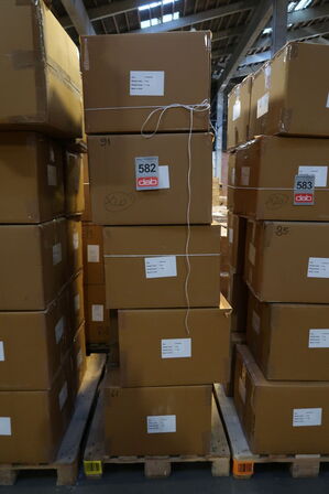 20 stk. Lampe Styles 25 x 44 cm Blå Papmache