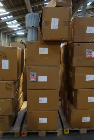 20 stk. Lampe Styles 25 x 44 cm Blå Papmache