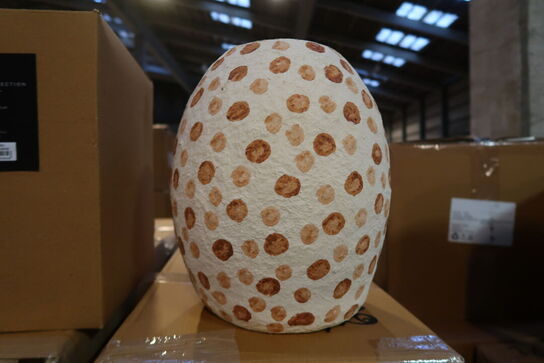 40 stk. Dekorationsvase Tana D23,5 H28,5 cm Creme/Nougat Papmache