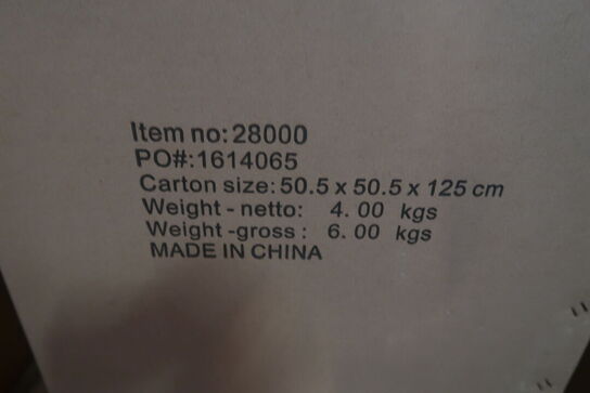 3 stk. Gulvlampe Werna D50 x 130 cm Sort Rattan