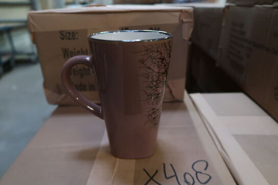 408 stk. Krus Hela 0,5 liter Mørk rosa Stentøj