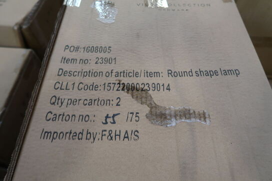 32 stk. Pendel Werna 30x20cm Sort Naturrattan