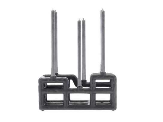 44 stk. Lysestage Lyst 28 x 10 x 13,5 cm Sort Polyresin