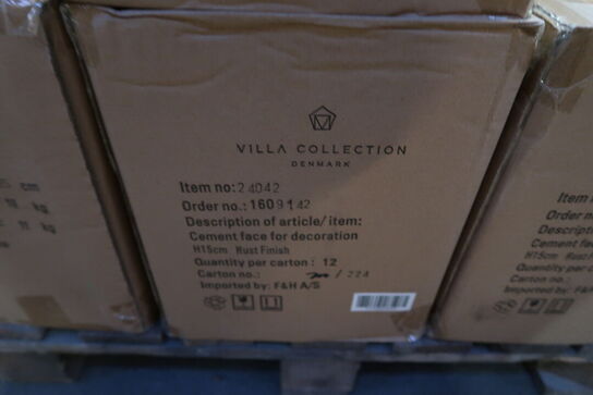 240 stk. Figur Hoved Talvik Cement Gråbrun H15