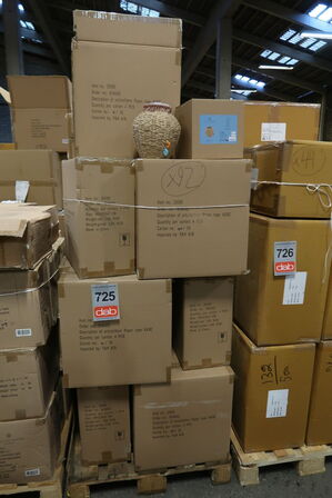 92 stk. Vase Styles 21 x 21 cm Natur Papir