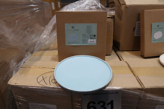 1000 pk. Kagetallerken Allure 17 cm 2 stk. Lyseblå & Creme Stentøj