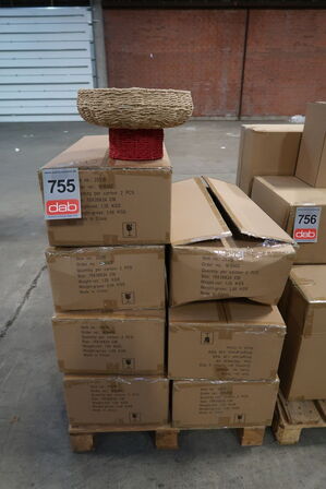 14 stk. Kurv Styles 37 x 18 cm Rød Papir