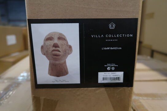 110 stk. Figur Hoved Talvik Cement Gråbrun H23