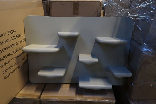 36 stk. Væghylde Nord 60 x 40 x 13 cm Polyresin