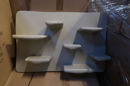 18 stk. Væghylde Nord 60 x 40 x 13 cm Polyresin