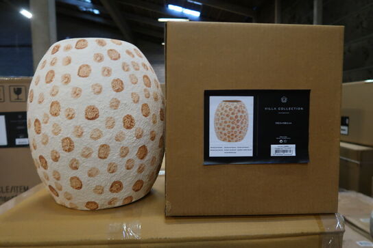 41 stk. Dekorationsvase Tana D23,5 H28,5 cm Creme/Nougat Papmache