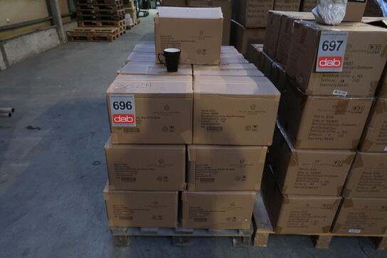 624 stk. Krus Hela 0,35 liter Sort Stentøj