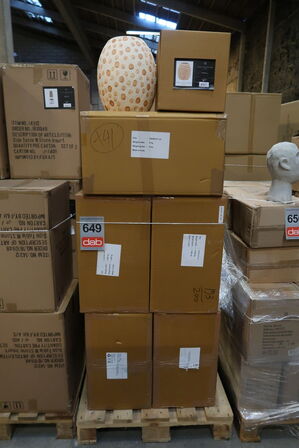 41 stk. Dekorationsvase Tana D23,5 H28,5 cm Creme/Nougat Papmache