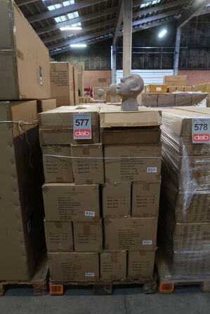 110 stk. Figur Hoved Talvik Cement Gråbrun H23