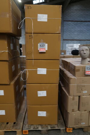 20 stk. Lampe Styles 25 x 44 cm Amber Papmache