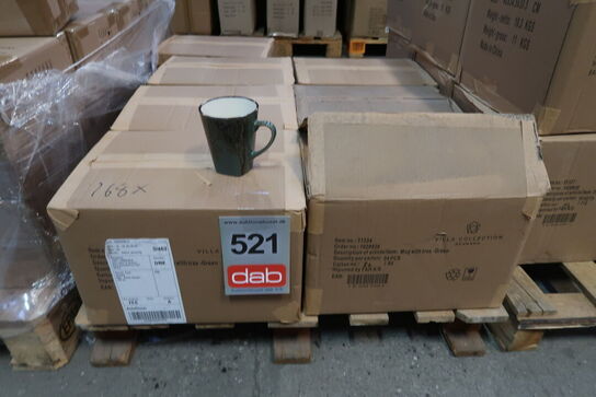 168 stk. Krus Hela 0,35 liter Grøn Stentøj