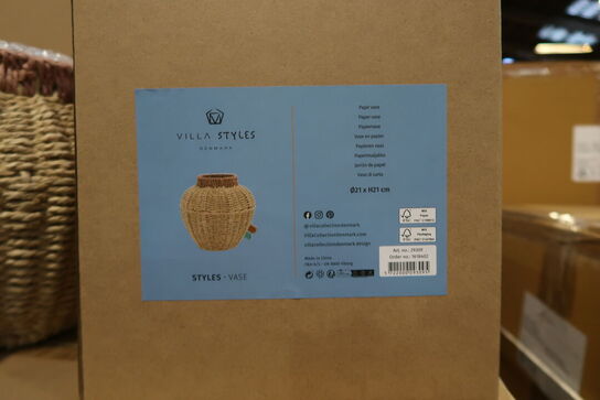 92 stk. Vase Styles 21 x 21 cm Natur Papir
