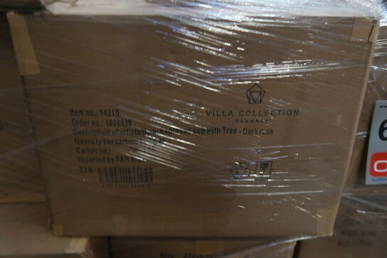 414 pk. Espressokop Hela 0,1 liter 4 stk. Mørk rosa Stentøj