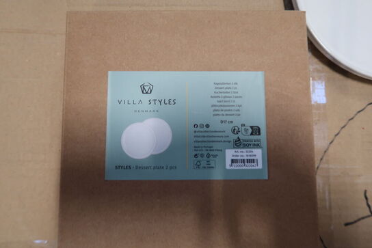 480 pk. Kagetallerken Allure 17 cm 2 stk. Creme Stentøj