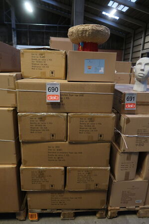 32 stk. Kurv Styles 37 x 18 cm Rød Papir