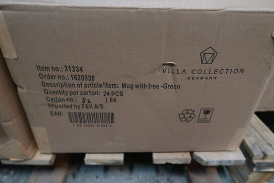 168 stk. Krus Hela 0,35 liter Grøn Stentøj