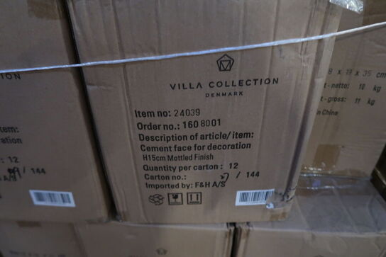 384 stk. Figur Hoved Talvik Cement Lys olivengrøn H15