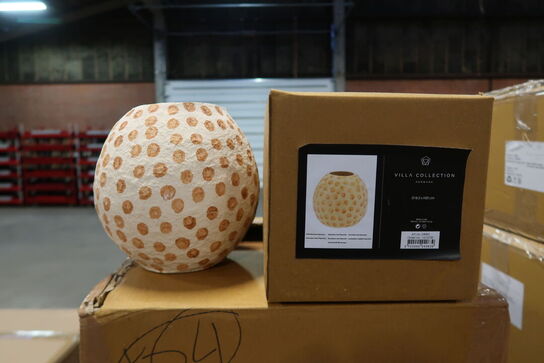 64 stk. Dekorationsvase Tana D18,5 H20 cm Creme/Nougat Papmache