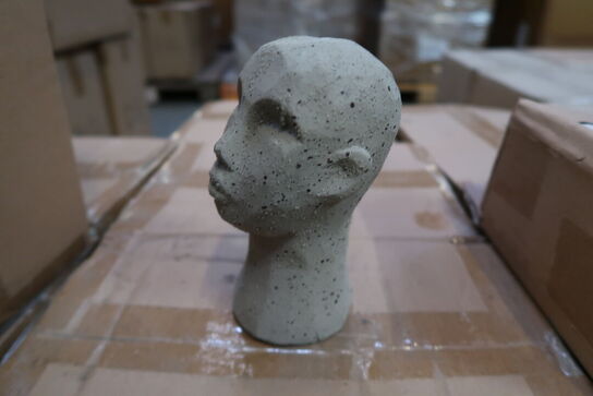 96 stk. Figur Hoved Talvik Cement Lys olivengrøn H15