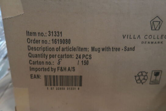 1056 stk. Krus Hela 0,35 liter Sand Stentøj