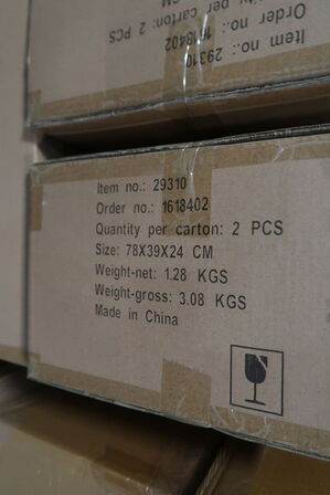 32 stk. Kurv Styles 37 x 18 cm Rød Papir