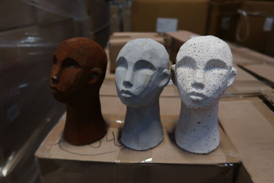 540 stk. Figur Hoved Talvik 3 ass. Cement