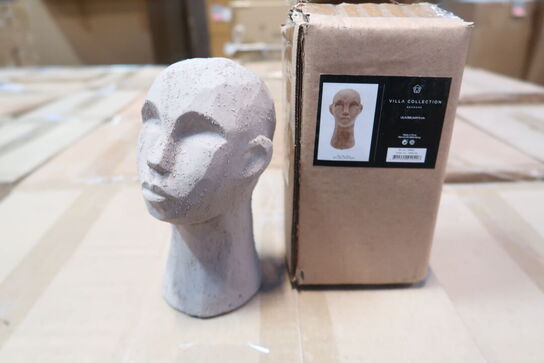 576 stk. Figur Hoved Talvik Cement Gråbrun H15