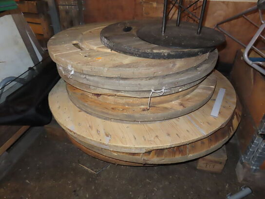 Plader fra kabeltromler (2 paller)