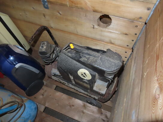 Indhold i palle, støvsugere, kompressorer, donkraft