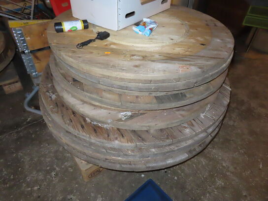 Plader fra kabeltromler (2 paller)