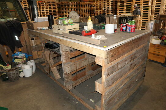 Arbejdsbord med indhold