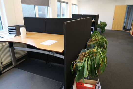 4 stk. afskærmningsvægge