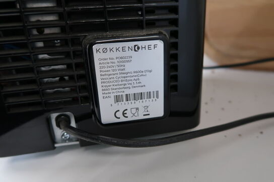 Isterningemaskine KØKKENCHEF, div. Køkkenservice, mikrobølgeovne m.m.